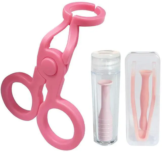 Main image of Contact Lens Applicator Tool, Contact Lens Remover Tool, Eye Opener for Contacts Lens Wearing Aids, Sucker/Tweezer with Soft Tip, Easy to Use Travel Size