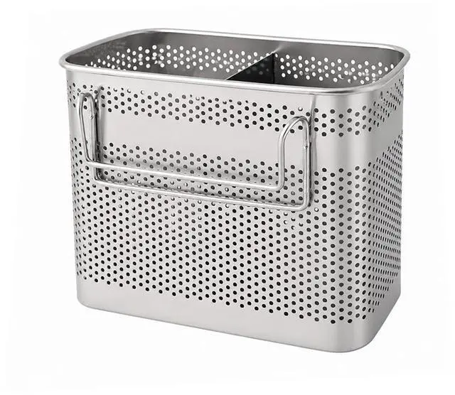 Main image of SUS 304 Silverware Basket for Dish Rack, Hanging Utensil Holder