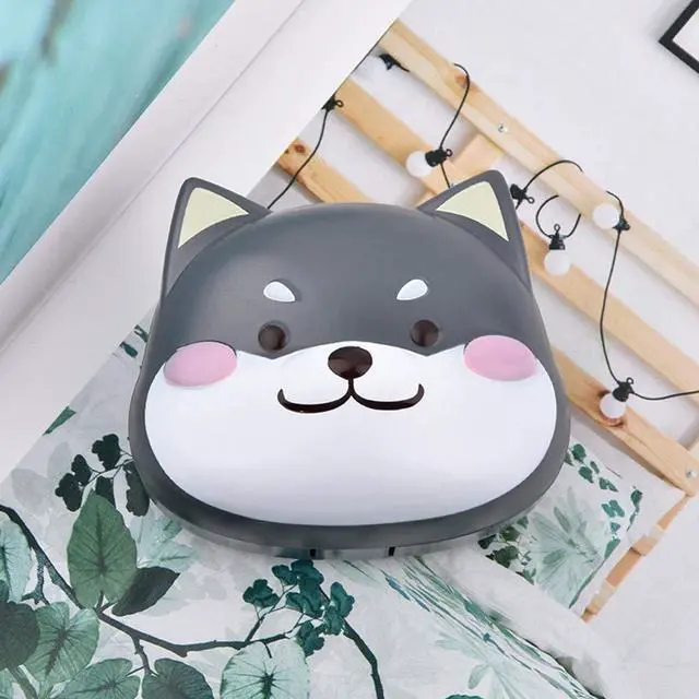 Alt view image 5 of 6 - 2 Pcs Cute Dog Contact Lens Case Travel Kit Portable Animal Contact Lens Box Holder Soak Storage Container with Mirror Bottle Tweezers Stick Remover Tool
