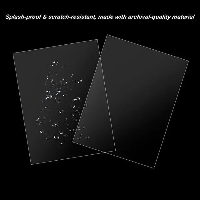 Alt view image 5 of 7 - 4x6 Photo Sleeves 100Pcs - Top Loading Picture Sleeves, Acid-Free & Crystal Clear, Heavy Duty Transparent Plastic Sleeves for Photos, Postcards and Recipe Card Storage
