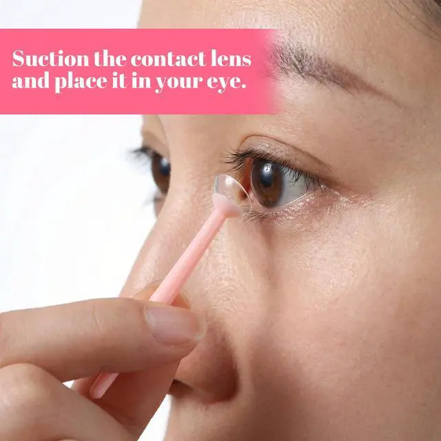Alt view image 3 of 7 - 6PCS Contact Tool Remover And Inserter,Portable Contact Lens Remover, Contacts Lenses Applicator Tool with Tweezers Suction Stick Storage Case, for Remove Artificial Eyes Scleral Lenses