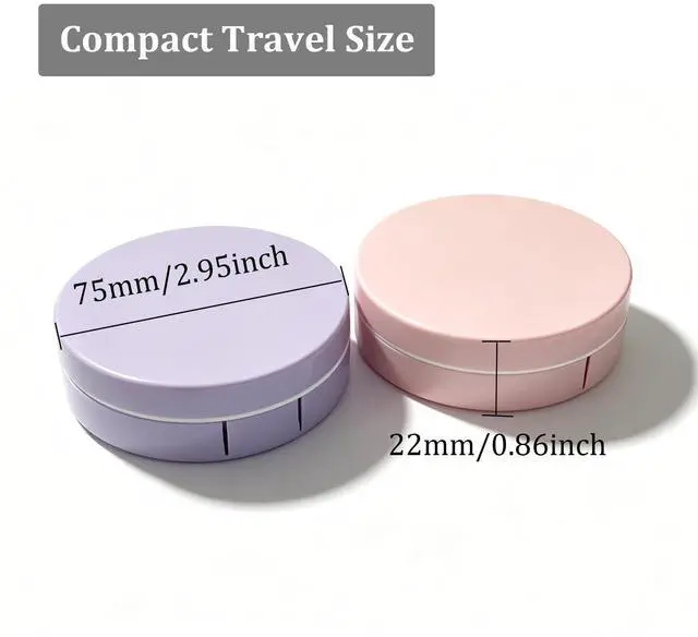 Alt view image 4 of 7 - Contact Lens Case, Leakproof Cute Travel Kit Contact Lenses Applicator Remover Tool with Mirror Solution Bottle (2 Pack)