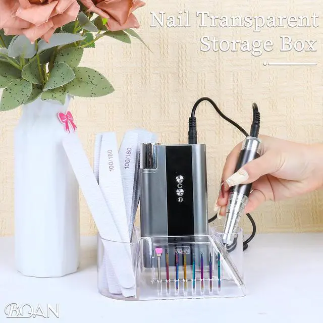 Alt view image 3 of 6 - Acrylic Nail Drill Bit Holder Stand 8 Hole for Manicure Tools