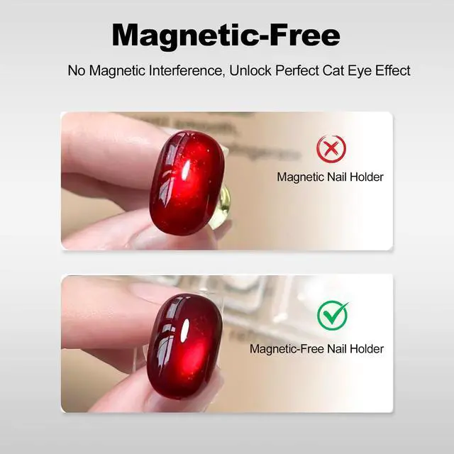 Alt view image 5 of 7 - Nail Stand For Press Ons Acrylic Magnetic-Free Nail Holder For Painting Nails Tip Arts Display Practice Stands with 200PCS Double-Sided Tape for Home DIY Art Salon Supplies