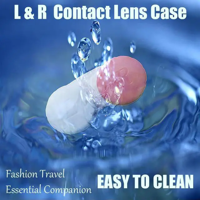 Alt view image 4 of 7 - 4 Pack Contact lens case Bulk Contact Lens Soak Storage Box Holder Container(Pink)