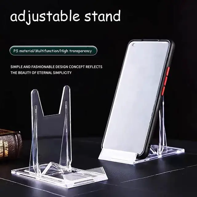 Alt view image 4 of 6 - Acrylic Plate StandsPlate Stand Plastic Stand Adjustable Decorative Plate Holder Plate Stand Decorative Stand for Display Pictures or Plate ,Home Office Supplies Festival Party Decoration(12 Pieces)