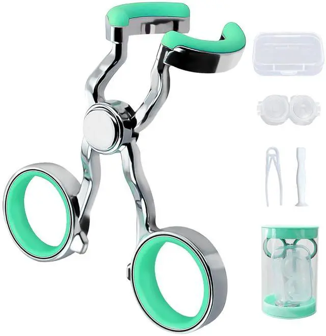 Main image of Contact Lens Applicator Tool - Easier Apply/Remove Contact Lens Aid for Travel (Alloy Material)(Green)