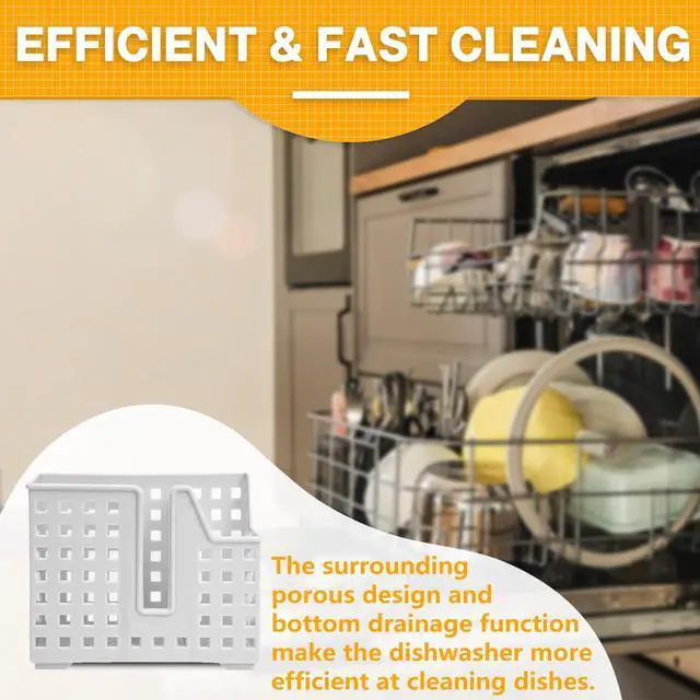 Alt view image 3 of 6 - Dishwasher Basket, Dishwasher Basket for Small ltems, Chopstick & Straw, Universal Utensil Chopstick Holder for Washing, Drying & Storing