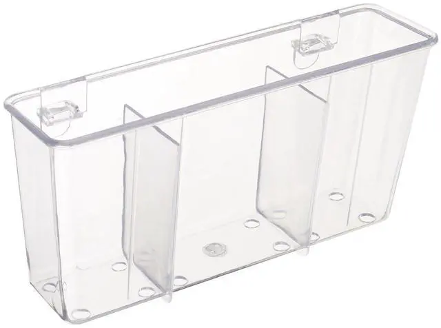 Main image of Cutlery Holder (Clear) (4.5"H x 7.75"W x 2.25"D)