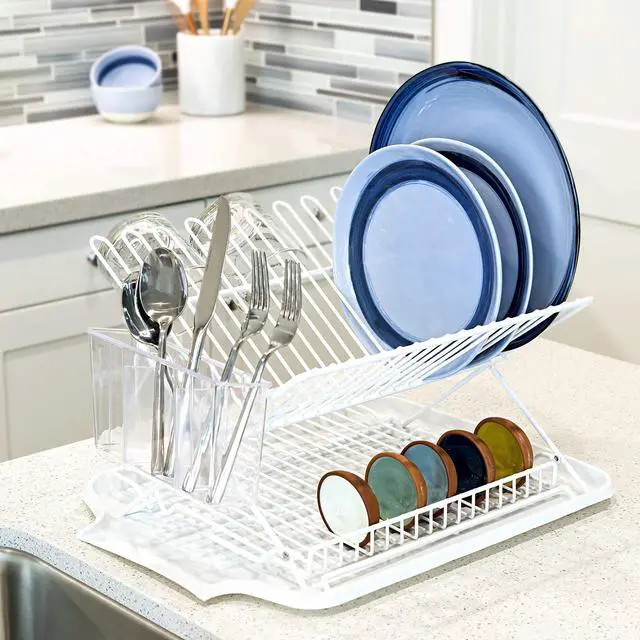 Alt view image 3 of 3 - Cutlery Holder (Clear) (4.5"H x 7.75"W x 2.25"D)