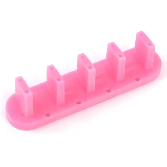 Alt view image 7 of 7 - 3Pcs Nail Practice Display Stand with 10Pcs False Nail Tips
