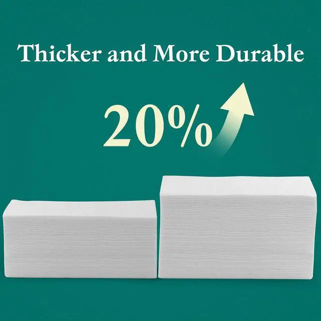Alt view image 2 of 7 - Disposable Face Towel Face Cloths for Washing Soft Cotton Towels Facial Cloths Towelettes for Washing and Drying for Cleansing and Skincare Office Makeup Remover