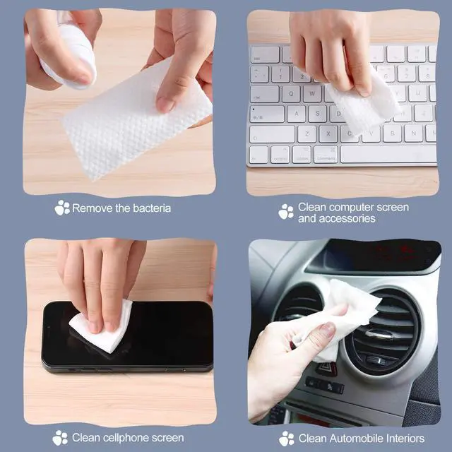 Alt view image 7 of 7 - Disposable Face Towel Face Cloths for Washing Soft Cotton Towels Facial Cloths Towelettes for Washing and Drying for Cleansing and Skincare Office Makeup Remover