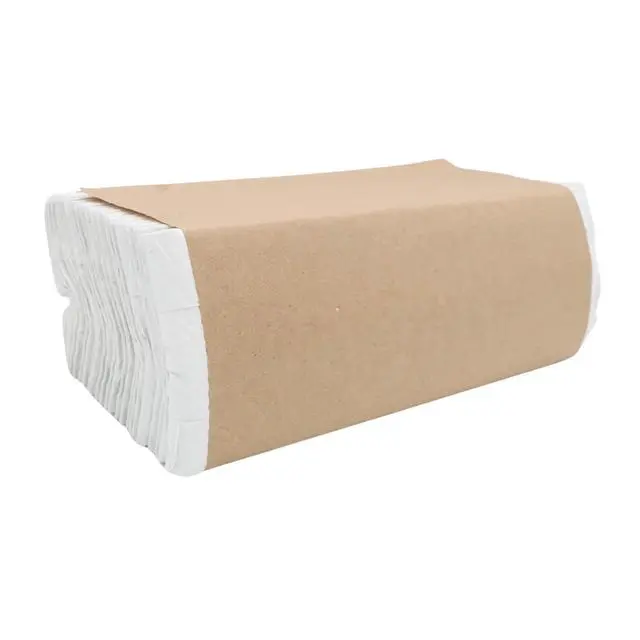 Alt view image 3 of 4 - Right Choice C-Fold Towels, 1-Ply, White, Disposable, Absorbent, 396 Ct