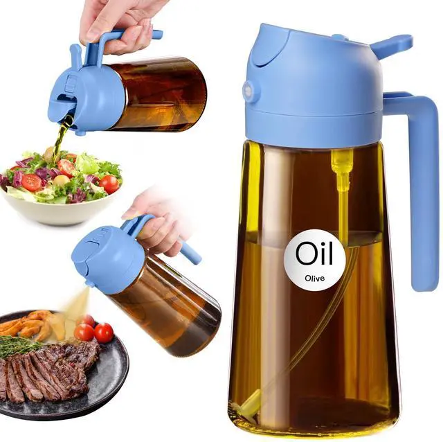 Main image of 16oz/470ml Dark Brown Oil Sprayer for Cooking (SkyBlue)