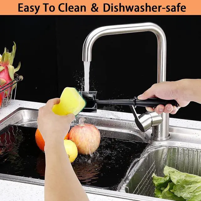 Alt view image 3 of 7 - Meat Chopper, Premium Heat Resistant Meat Masher, 5 Blades Ground Beef Masher, Dishwasher Safe, Non Stick Hamburger Smasher, Nylon Potato Masher, Black