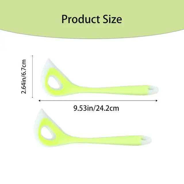 Alt view image 2 of 5 - 2 Pieces Meatball Maker, Scoop Ball Maker Non-Stick Meatball Maker Meat Baller Spoon, Fish Ball Spoon with Comfortable Practical Meatball Making Tool