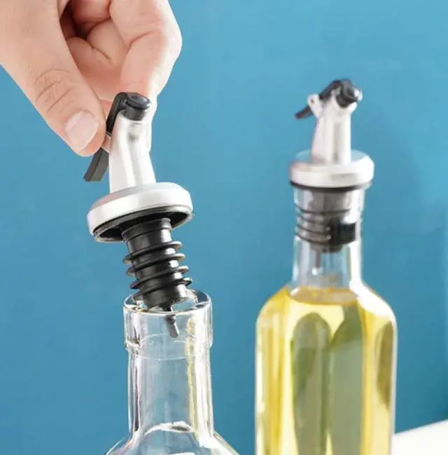 Alt view image 4 of 5 - 5 Pack Oil Spouts, Olive Oil Vinegar Bottle Stopper Dispenser