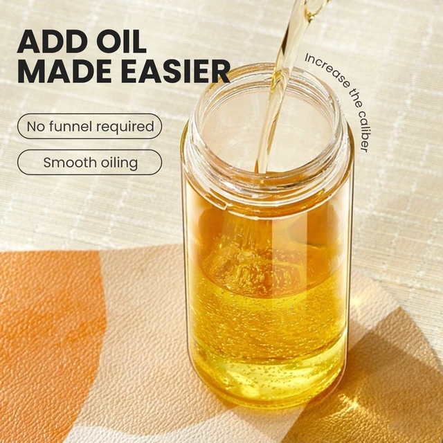 Alt view image 3 of 5 - 2-in-1 Oil Sprayer & Dispenser, 18oz Borosilicate Glass Oil Spray Bottle, 3 Modes (Spray/Stream/Pour), Leak-Proof Anti-Drip Oil Mister with Ergonomic Handle, One-Hand Operation for Air Fryer, Cooking