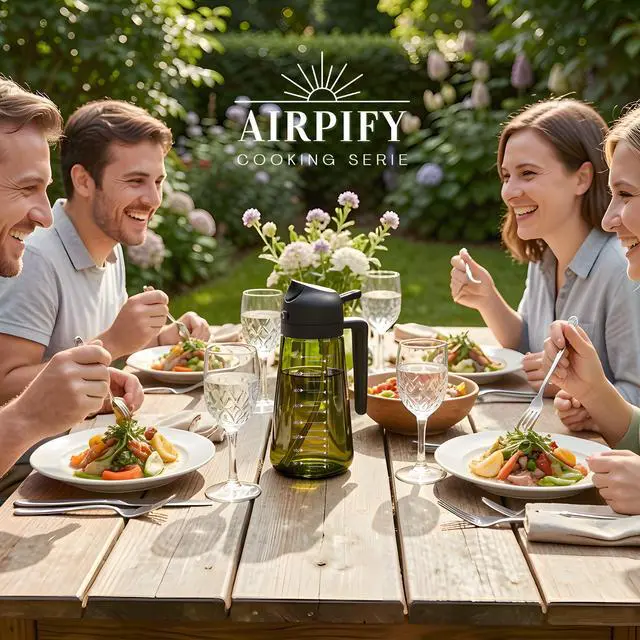 Alt view image 2 of 7 - Glass Olive Oil Sprayer for Cooking 16oz/470ml Dark-Green 2 in 1 Glass Oil Sprayer & Dispenser with Scale, Kitchen Gadgets & Air Fryer Accessories, Olive Oil Dispenser Black