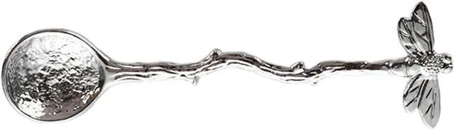 Main image of Retro Dragonfly Stainless Steel Coffee Spoon, Dessert Teaspoon, Creative Kitchen Gadget (Silver)