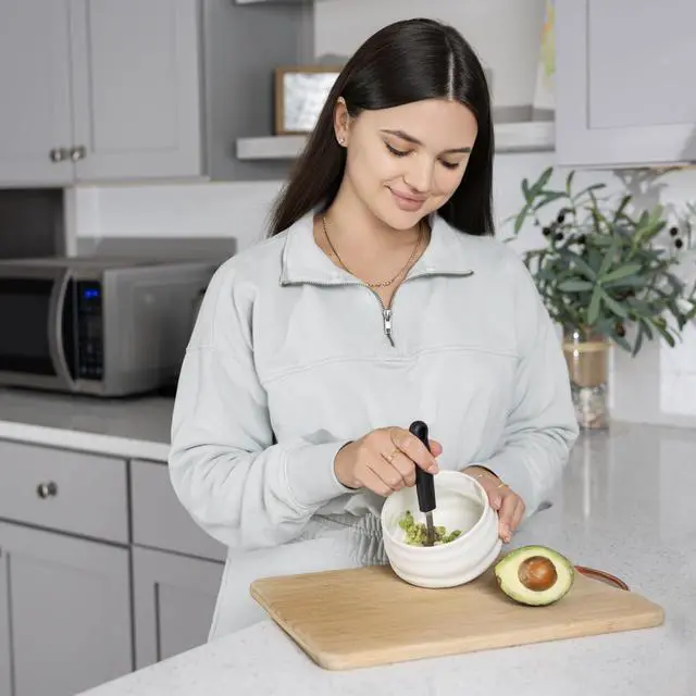 Alt view image 3 of 7 - Stainless Steel Mini Masher For Avocados, Potatoes and More