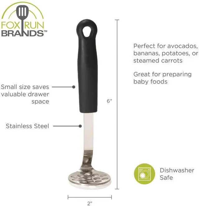 Alt view image 7 of 7 - Stainless Steel Mini Masher For Avocados, Potatoes and More