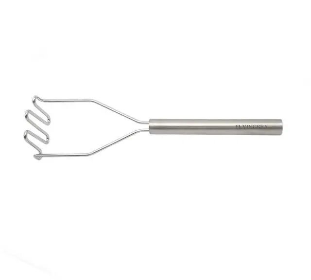 Alt view image 2 of 7 - Potato Masher,Vegetable Masher,Small Masher,Professional 18-8 Stainless Steel Potato Masher.Cooking And Kitchen Tools.Ergonomic,Perfect for Mashed Potatoes,Vegetables,Beans,Dishwasher Safe