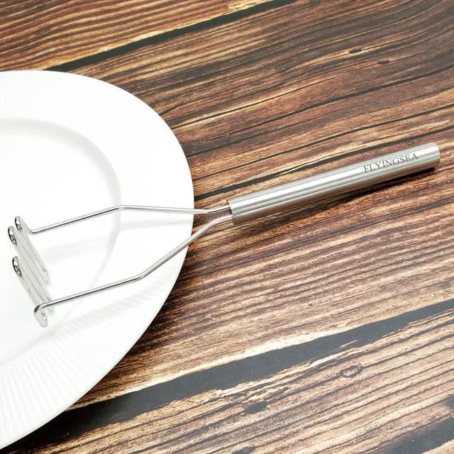Alt view image 5 of 7 - Potato Masher,Vegetable Masher,Small Masher,Professional 18-8 Stainless Steel Potato Masher.Cooking And Kitchen Tools.Ergonomic,Perfect for Mashed Potatoes,Vegetables,Beans,Dishwasher Safe
