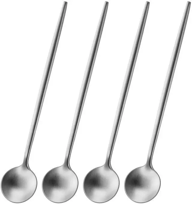 Main image of 6.7 Inches Coffee Spoons Set,4 Pieces Stainless Steel 18/10 Iced Tea Spoon,Long Handle Coffee Stirring Spoons,Durable Teaspoons,Dishwasher Safe Tea Spoon For Dessert
