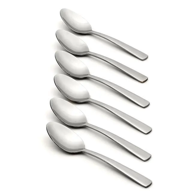 Alt view image 2 of 3 - Nocha Everyday Flatware Cocktail Spoons, Set of 6 18/0 Stainless Steel, Silverware Set