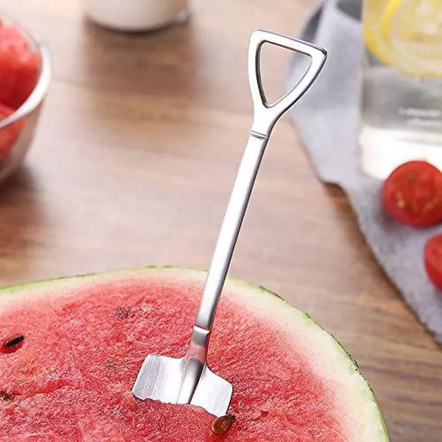 Alt view image 7 of 7 - 10 Pack Dessert Spoon 6 inch Shovel Shape Stainless Steel Spoons Ice Cream Fruit Spoon for Home Kitchen or Restaurant