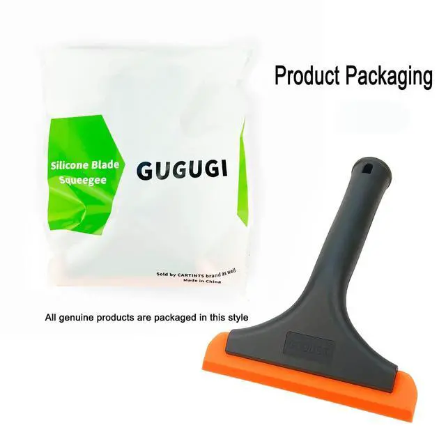 Alt view image 2 of 7 - Super Flexible Silicone Squeegee, Auto Water Blade, Water Wiper, Shower Squeegee, 5.9'' Blade and 7.5'' Long Handle, for Car Windshield, Window, Mirror, Glass Door