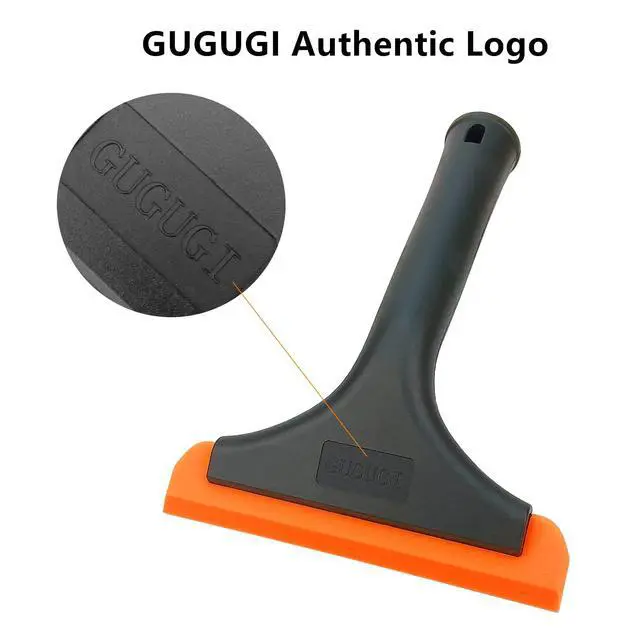 Alt view image 3 of 7 - Super Flexible Silicone Squeegee, Auto Water Blade, Water Wiper, Shower Squeegee, 5.9'' Blade and 7.5'' Long Handle, for Car Windshield, Window, Mirror, Glass Door