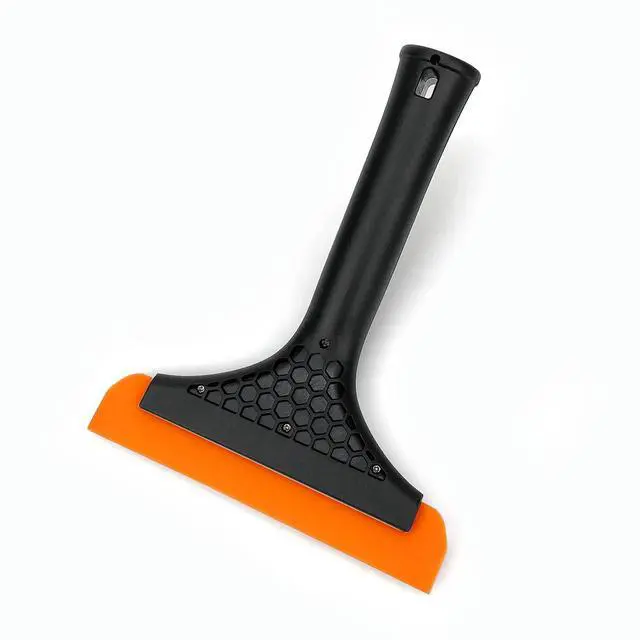Alt view image 5 of 7 - Super Flexible Silicone Squeegee, Auto Water Blade, Water Wiper, Shower Squeegee, 5.9'' Blade and 7.5'' Long Handle, for Car Windshield, Window, Mirror, Glass Door