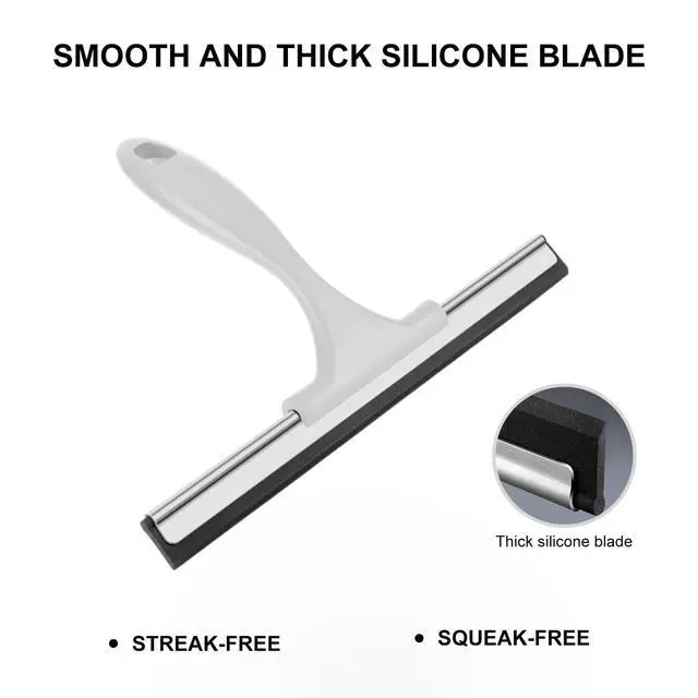 Alt view image 4 of 7 - Squeegee for Shower Glass Door, 10 Inches, Grey