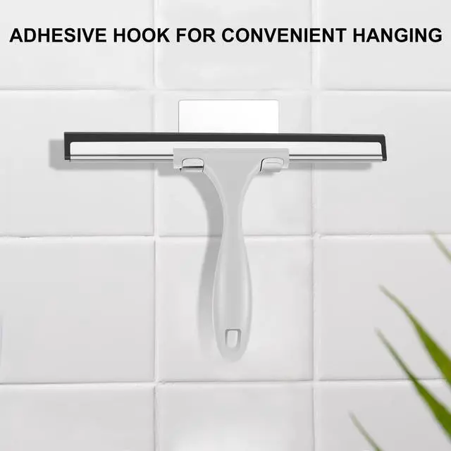 Alt view image 6 of 7 - Squeegee for Shower Glass Door, 10 Inches, Grey