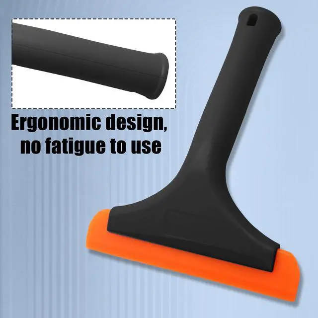 Alt view image 3 of 7 - 1Pc 6 Inch Black Car Window Squeegee Silicone