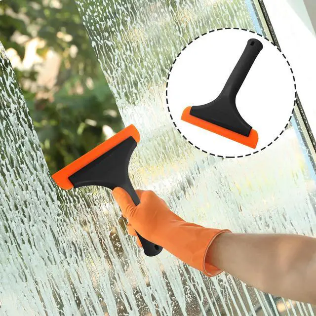 Alt view image 6 of 7 - 1Pc 6 Inch Black Car Window Squeegee Silicone