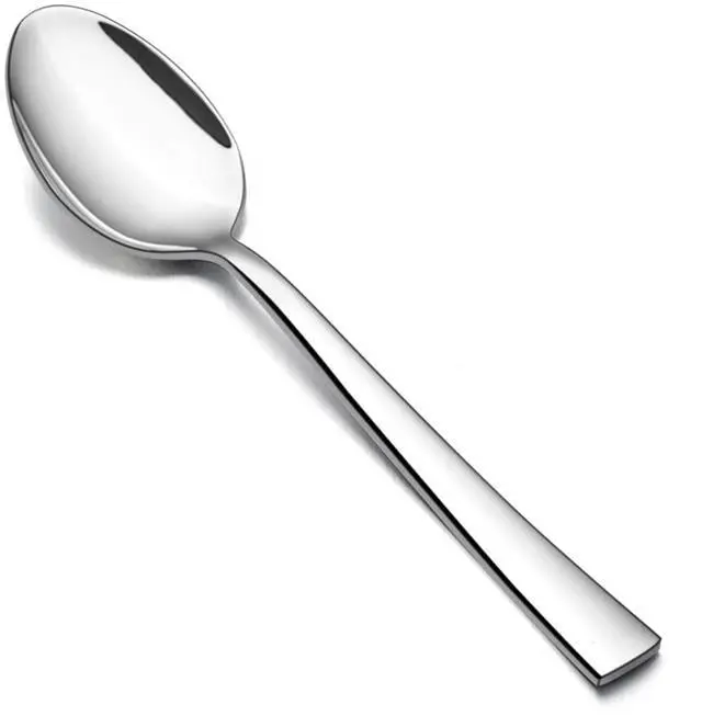 Main image of Dinner Spoons Set of 6, 7.9 Inch Stainless Steel Soup Spoons Tablespoons for Home, Kitchen or Restaurant, Non-toxic & Mirror Polished, Squared Edge & Dishwasher Safe