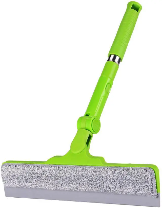 Alt view image 2 of 6 - All-Purpose Shower Squeegee for Glass Doors, Bathroom Cleaner Tool for Household Home Window Mirror, Cleaning Tile Wall,Car,Windshield Squeegee with 12" Blade and 15" Long Handle