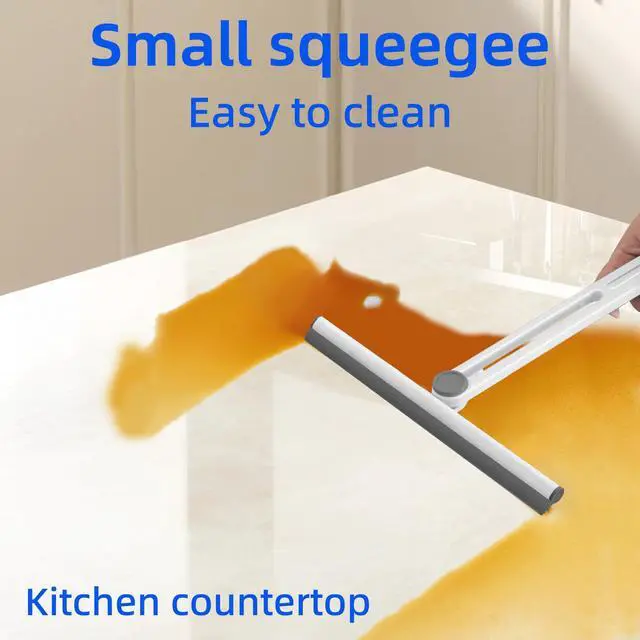 Alt view image 2 of 5 - Small Squeegee,Shower Squeegee for Glass Doors,Bathroom Squeegee for Shower Glass,Window Cleaning
