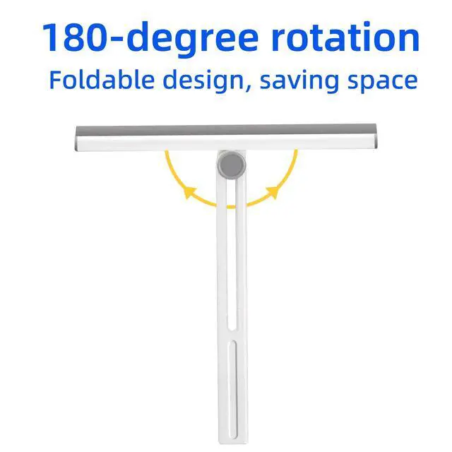 Alt view image 5 of 5 - Small Squeegee,Shower Squeegee for Glass Doors,Bathroom Squeegee for Shower Glass,Window Cleaning