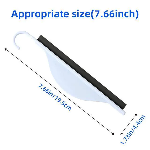 Alt view image 4 of 4 - Small Shower Squeegee for Glass Doors,Squeegee for Shower Glass,mini Bathroom Squeegee for Window