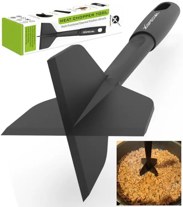 Alt view image 7 of 7 - Meat Chopper | Transform Hamburger Ground Beef into Perfect Tacos & Chili