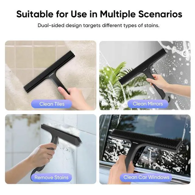 Alt view image 7 of 7 - Shower Squeegee for Shower Glass Door Bathroom