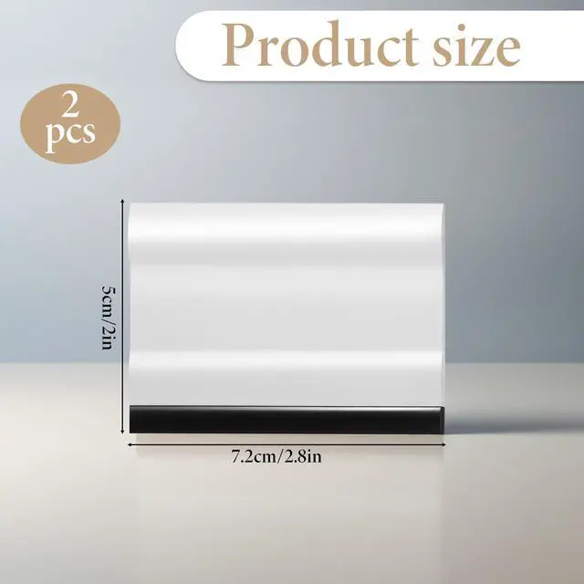 Alt view image 2 of 7 - Small Rubber Squeegee 2 Pcs All-Purpose Mini Soft Rubber Window Squeegee Small Squeegees Window Scrubber Scraper for Kitchens Bathroom Shower Mirrors Car Windshield Black, White