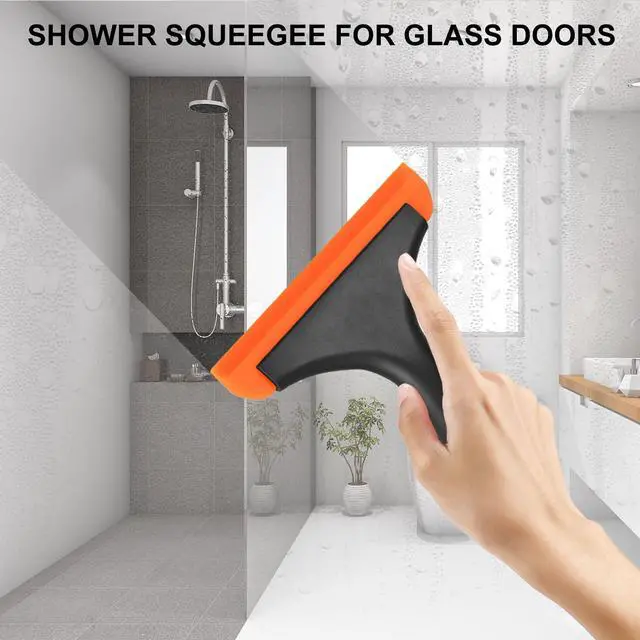 Alt view image 6 of 7 - Shower Squeegee for Glass Doors, Small Squeegee for Shower Glass