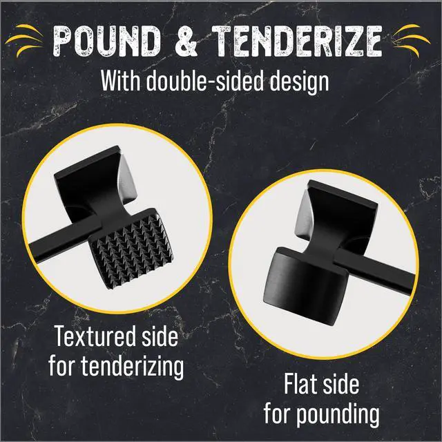 Alt view image 2 of 7 - Metal Meat Tenderizer Tool