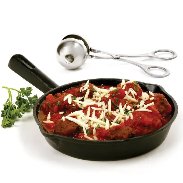 Alt view image 3 of 3 - Stainless Steel Meat Baller
